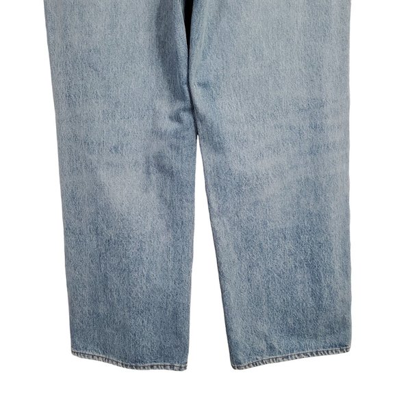 Rivet & Thread Womens Size 32 Jeans Madewell Denim High Rise Wide Leg 37x30 Ltd - Picture 6 of 14